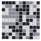 Pastilha Mescla Cinza 30x30cm Vidro Real