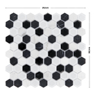 Pastilha MT706 28,1x29,1cm Glass Mosaic