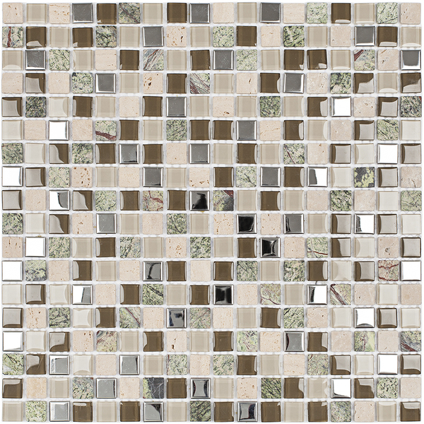 Pastilha Slim SMG105 30,5x30,5cm Glass Mosaic