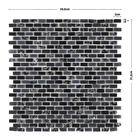 Pastilha ST5103 28,6x31,2cm Glass Mosaic