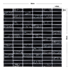 Pastilha ST5106 30x30cm Glass Mosaic