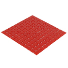 Pastilha Vermelha 30x30cm Vidro Real