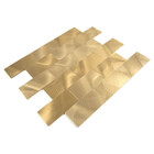 Pastilhas Adesivas Metálicas (brick Gold)