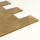 Pastilhas Adesivas Metálicas (brick Gold)