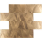 Pastilhas Adesivas Metálicas (brick Rosé Gold)