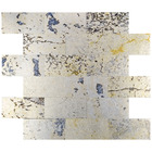 Pastilhas Adesivas Metálicas (brick Rust)