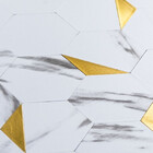 Pastilhas Adesivas Metálicas (carrara Gold)