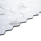 Pastilhas Adesivas Metálicas (carrara Silver)