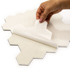 Pastilhas Adesivas Metálicas (carrara Silver)