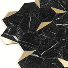 Pastilhas Adesivas Metálicas (nero Gold)