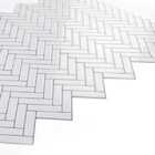 Pastilhas Adesivas Resinadas Espinha De Peixe (branca E Cinza)