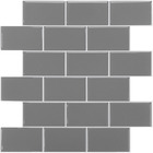 Pastilhas Adesivas Resinadas Metrô (cinza Claro)