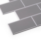 Pastilhas Adesivas Resinadas Metrô (cinza Claro)