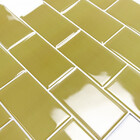 Pastilhas Adesivas Resinadas Metrô (creme)