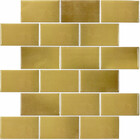 Pastilhas Adesivas Resinadas Metrô (dourada)