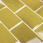 Pastilhas Adesivas Resinadas Metrô (dourada)