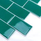 Pastilhas Adesivas Resinadas Metrô (turquesa)