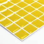 Pastilhas Adesivas Resinadas Quadrada (amarela)