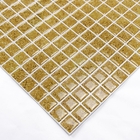 Pastilhas Adesivas Resinadas Quadrada (glitter Gold)