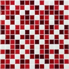 Pastilhas Adesivas Resinadas Quadrada (miscelânea Vermelha)