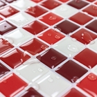 Pastilhas Adesivas Resinadas Quadrada (miscelânea Vermelha)