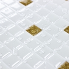 Pastilhas Adesivas Resinadas Quadrada (mix Dourado)