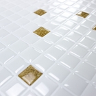 Pastilhas Adesivas Resinadas Quadrada (mix Dourado)