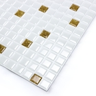 Pastilhas Adesivas Resinadas Quadrada (mix Dourado)