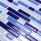 Pastilhas Adesivas Resinadas Retangular (azul)