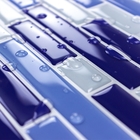 Pastilhas Adesivas Resinadas Retangular (azul)