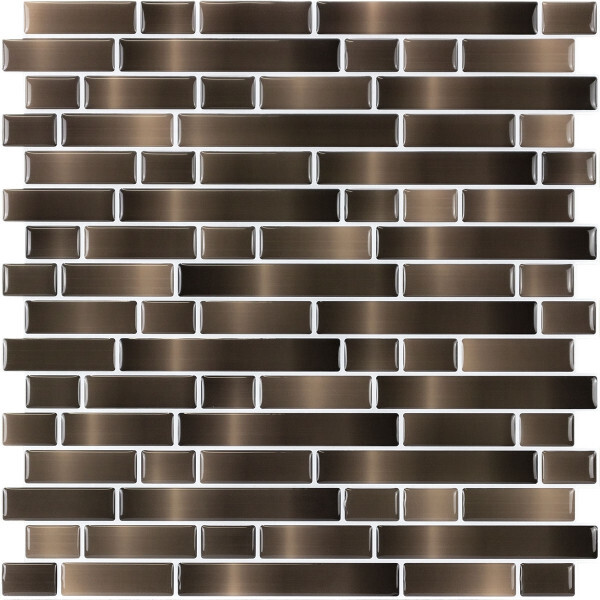 Pastilhas Adesivas Resinadas Retangular (cobre)