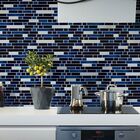 Pastilhas Adesivas Resinadas Retangular (indigo)