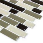 Pastilhas Adesivas Resinadas Retangular (marrom)