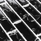 Pastilhas Adesivas Resinadas Retangular (nero)