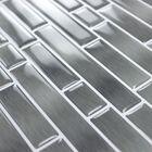 Pastilhas Adesivas Resinadas Retangular (prata)