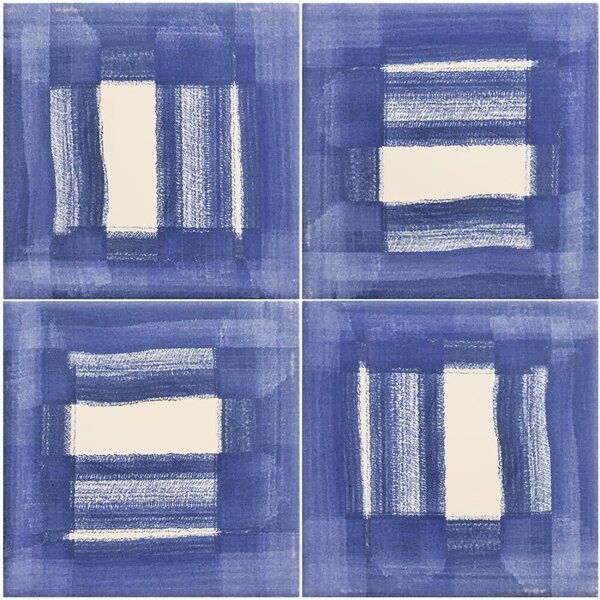 Pastilhas Cerâmicas Gonzalez Trama 20x20 Cm Azul