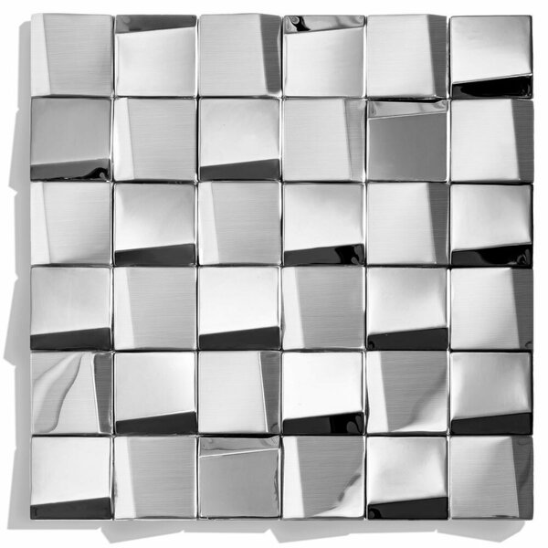 Pastilhas De Inox Para Revestimento Delírio Prata