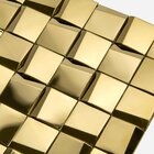 Pastilhas De Inox Para Revestimento Frenesi Dourado