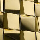 Pastilhas De Inox Para Revestimento Frenesi Dourado