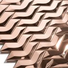 Pastilhas De Inox Para Revestimento Wonder Rosê Gold