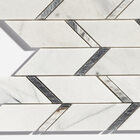 Pastilhas De Pedra Chevron (mármores Piguês E Grey)