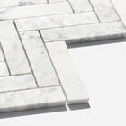 Pastilhas De Pedra Espinha De Peixe (mármore Carrara)