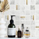 Pastilhas De Pedra Quadrada Mármore Carrara Branco