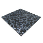 Pastilhas De Vidro 1,4 X 1,4 La Bella Griffe - Preto Azulado