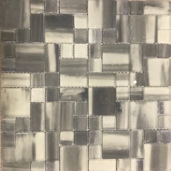 Pastilhas De Vidro - 2,3 X 2,3 / 4,8 X 4,8 Dw - Cinza