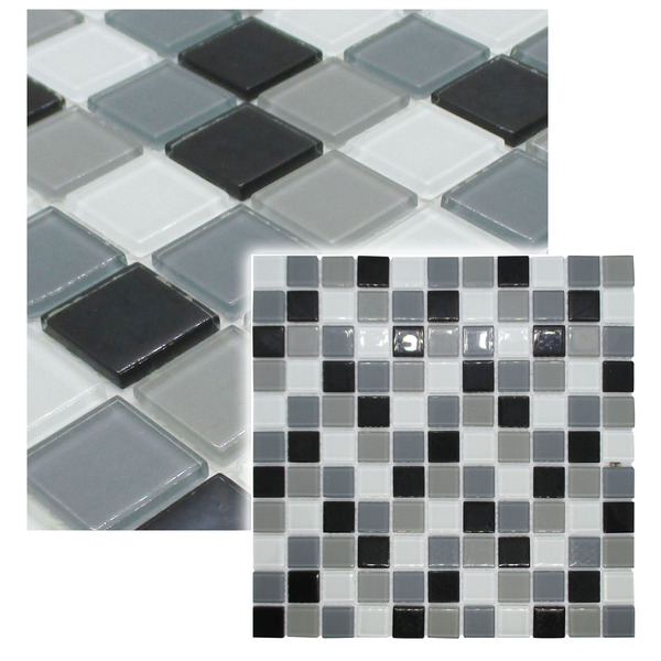 Pastilhas De Vidro 2,5 X 2,5 Jd - Preto