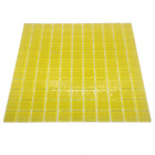 Pastilhas de Vidro Amarela Brilhante 30x30cm