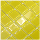 Pastilhas de Vidro Amarela Brilhante 30x30cm
