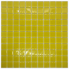 Pastilhas de Vidro Amarela Brilhante 30x30cm