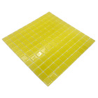 Pastilhas de Vidro Amarela Brilhante 30x30cm